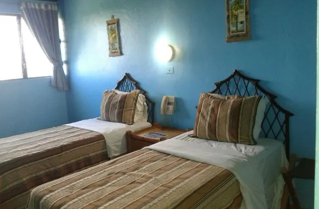Hotel Caribe Barahona chambre 2 petits lits